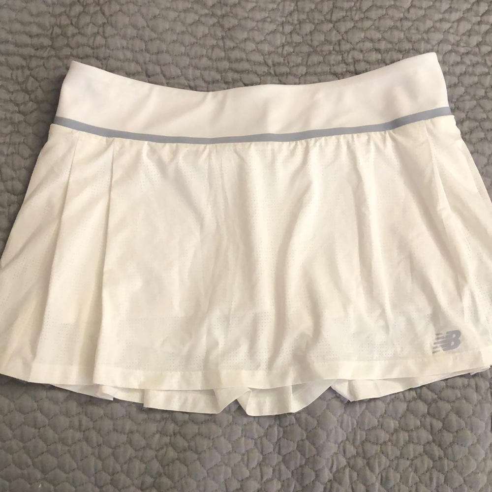 White tennis skirt with modesty shorts
